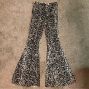 Snakeskin Bellbottom